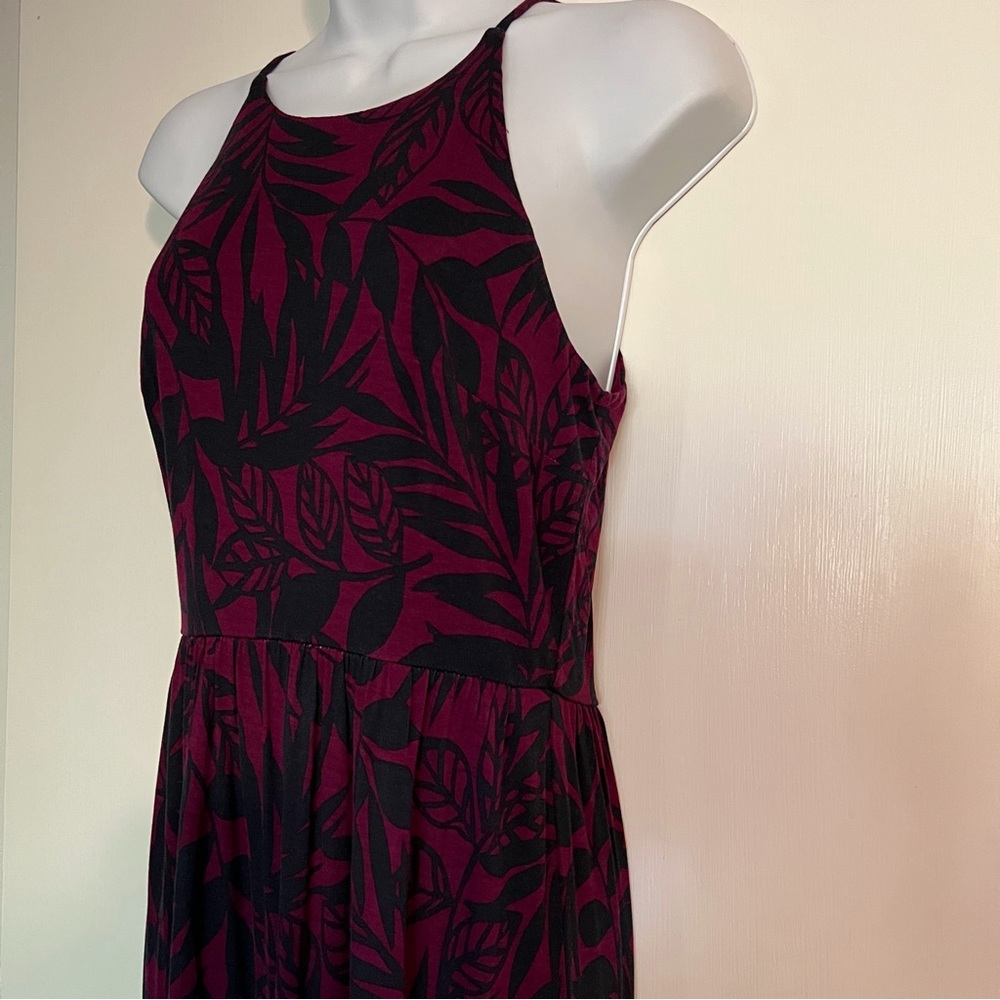 LOFT Print Halter Dress NWT